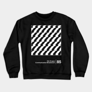 Die Krupps - Minimalist Graphic Fan Artwork Design Crewneck Sweatshirt